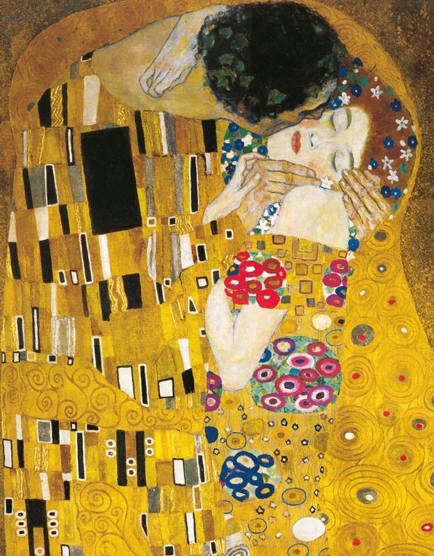 Gustav Klimt The Kiss Skrivebok