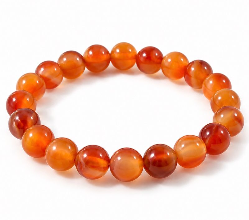 Karneol 8mm Armbånd