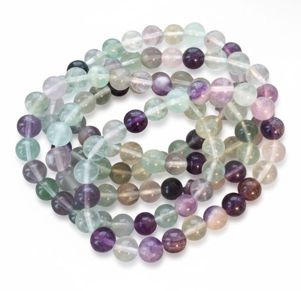 Hovedbilde Armbånd Fluoritt Regnbue Mix ...