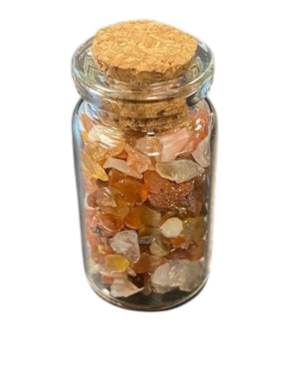 Karneol  Chips Flaske 20g