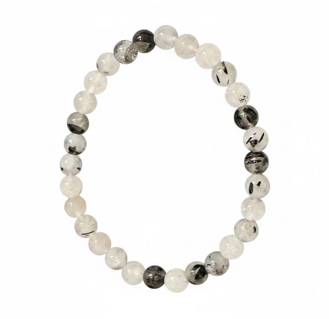 Hovedbilde  Turmalin Kvarts 6mm Armbånd 