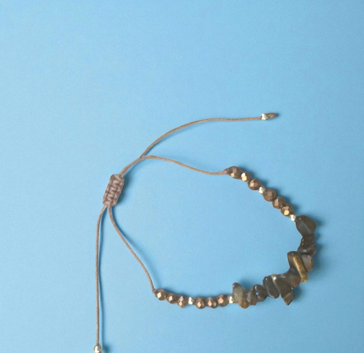 Tigerøye Justerbart Armbånd 