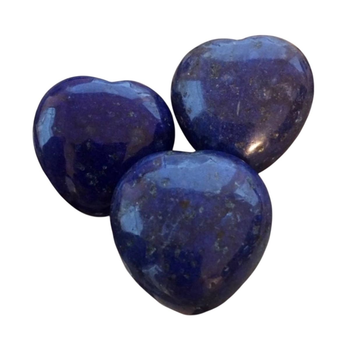 Lapis Lazuli Farget Hjertesten 40mm