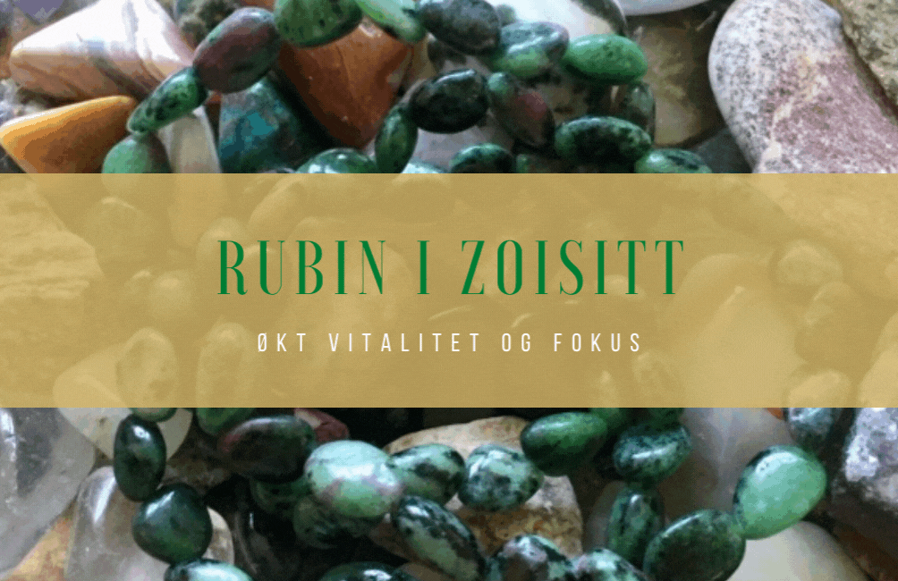 Armbånd Rubin i Zoisitt 4mm