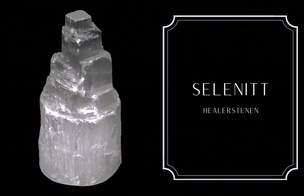 Selenitt XL Slipt Stein