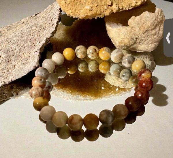 Hovedbilde Armbånd Agat Crazy Lace 8mm