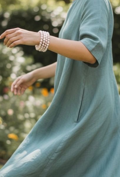 Hovedbilde Armbånd Perlesølv 8mm